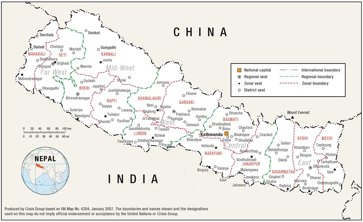 Karta kuća Nepal
