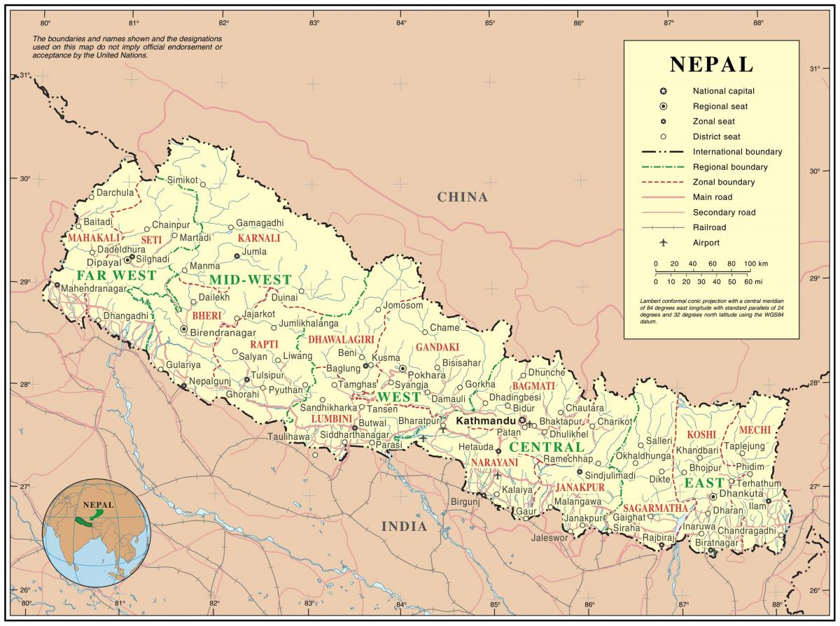 Indija Nepal granice putokaz