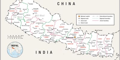 Karta kuća Nepal