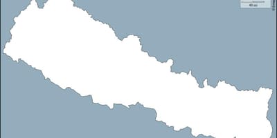 Karta prazna Nepal